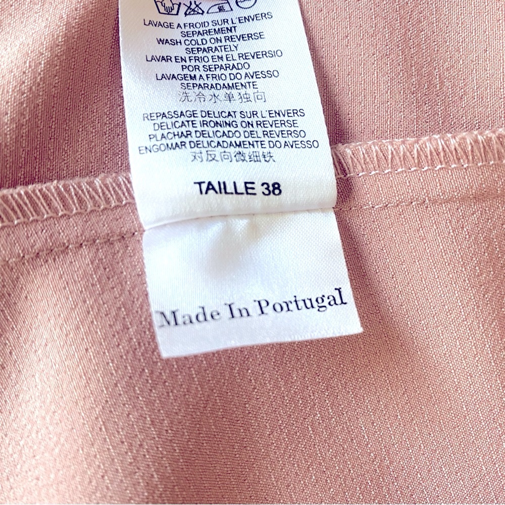 Elegant Cop Copine with Puffy Sleeves Dress (EU 38) Color: Dusty Rose. Ne… - Picture 4 of 5
